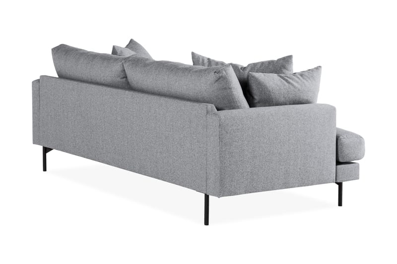 Menard 4-seters Stoffsofa - Grå - Møbler - Sofaer - 4 seter sofa