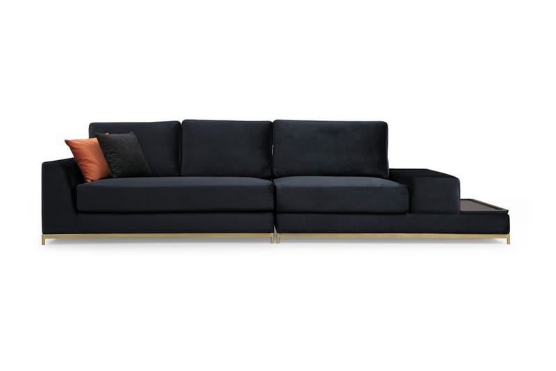 Mezonzo 4-seter Sofa - Svart - Møbler - Sofaer - 4 seter sofa