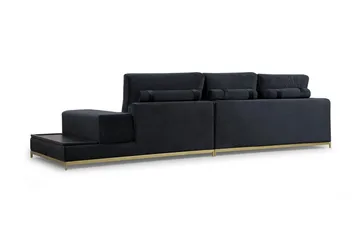 Mezonzo 4-seter Sofa - Svart - Møbler - Sofaer - 4 seter sofa
