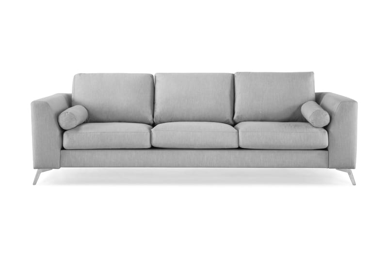 Ocean Lyx 3-seters Stoffsofa - Grå - Møbler - Sofaer - 4 seter sofa