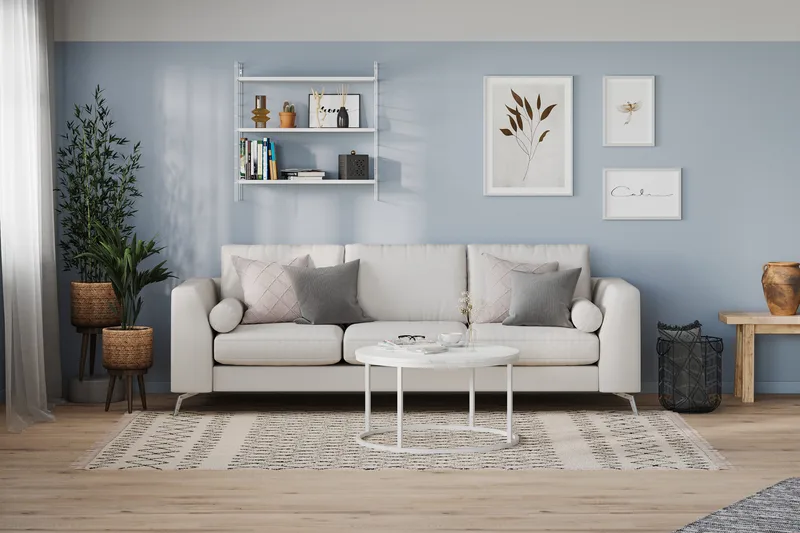 Ocean Lyx 4-seter Sofa - Linbeige - Møbler - Sofaer - 4 seter sofa