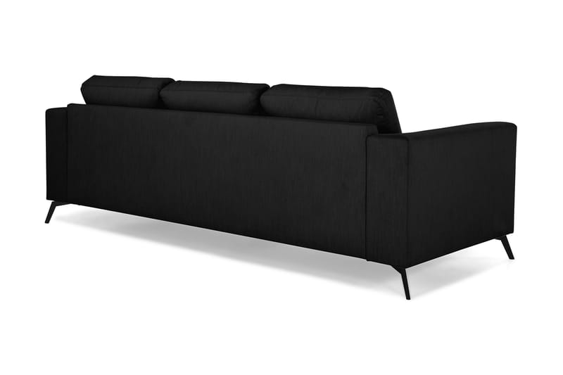 Ocean Lyx 4-seter Stoffsofa - Svart - Møbler - Sofaer - 4 seter sofa