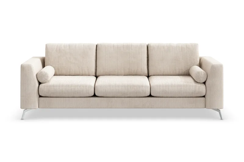 Ocean Lyx 4-seters Manchestersofa - Beige - Møbler - Sofaer - 4 seter sofa