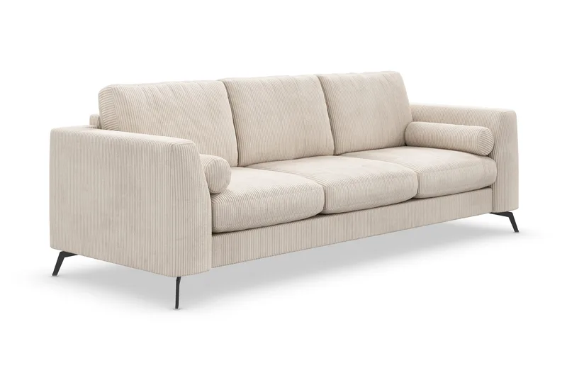 Ocean Lyx 4-seters Manchestersofa - Beige - Møbler - Sofaer - 4 seter sofa