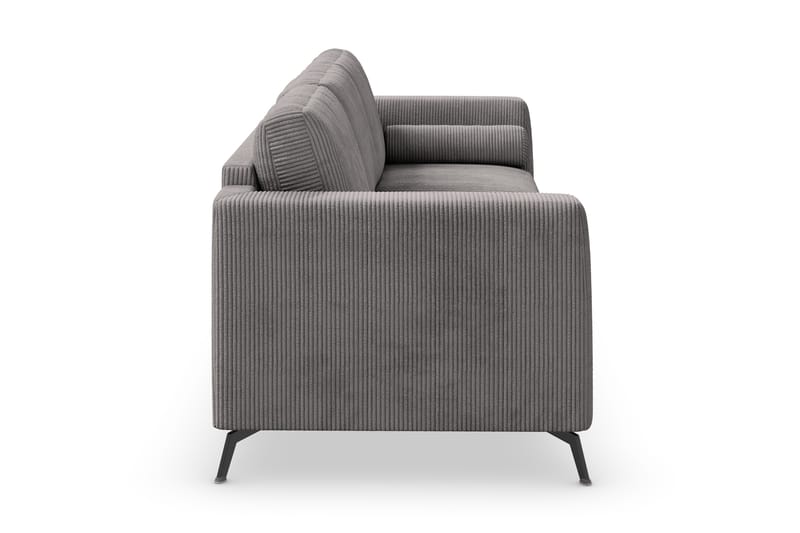 Ocean Lyx 4-seters Manchestersofa - Mørk grå - Møbler - Sofaer - 4 seter sofa