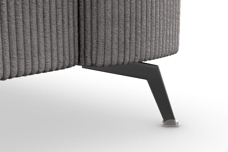 Ocean Lyx 4-seters Manchestersofa - Mørk grå - Møbler - Sofaer - 4 seter sofa