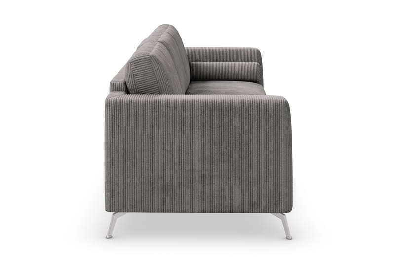 Ocean Lyx 4-seters Manchestersofa - Mørk grå - Møbler - Sofaer - 4 seter sofa