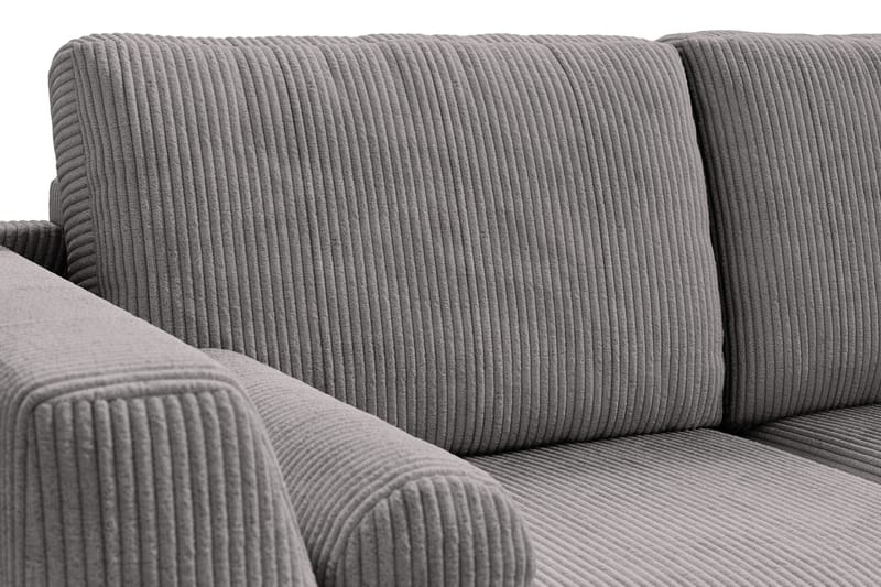 Ocean Lyx 4-seters Manchestersofa - Mørk grå - Møbler - Sofaer - 4 seter sofa