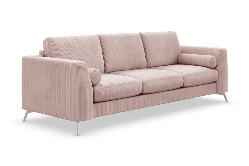 Ocean Lyx 4-seters Manchestersofa - Rosa - Møbler - Sofaer - 4 seter sofa
