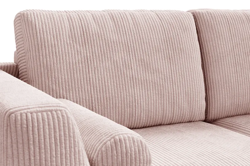 Ocean Lyx 4-seters Manchestersofa - Rosa - Møbler - Sofaer - 4 seter sofa