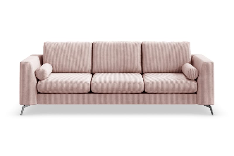 Ocean Lyx 4-seters Manchestersofa - Rosa - Møbler - Sofaer - 4 seter sofa