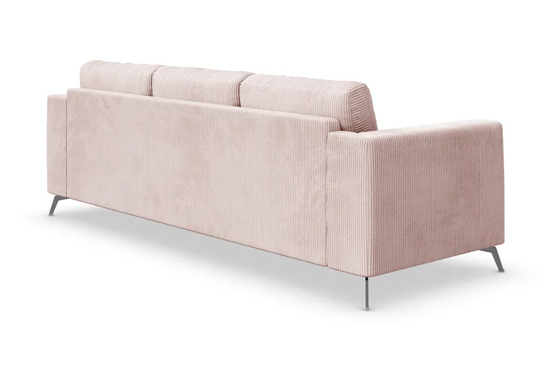 Ocean Lyx 4-seters Manchestersofa - Rosa - Møbler - Sofaer - 4 seter sofa