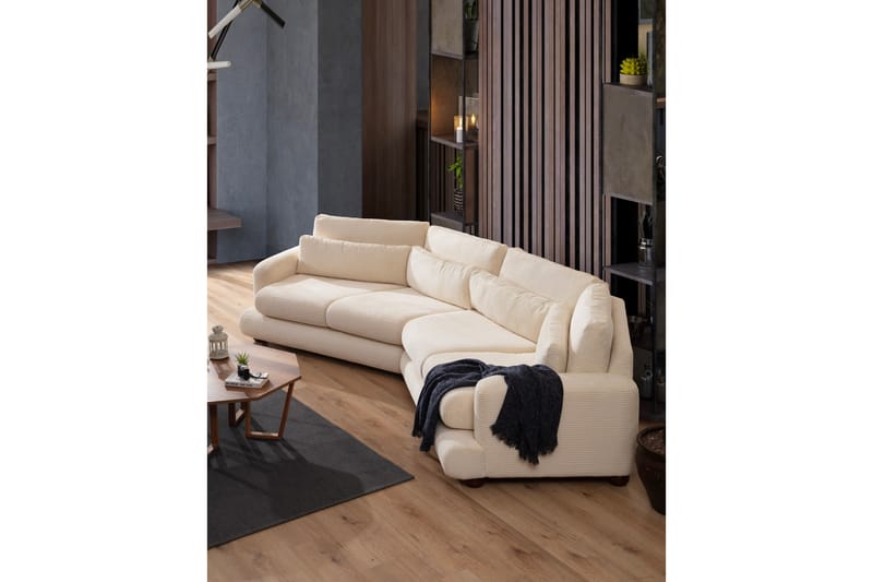 Relento Buet Sofa 4-seter - Beige - 4 seter sofa