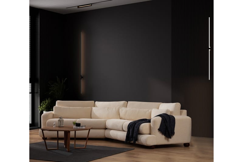 Relento Buet Sofa 4-seter - Beige - 4 seter sofa