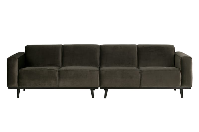 Statement 4-seters Fløyelssofa - Grønn - Møbler - Sofaer - 4 seter sofa