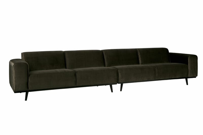 Statement 4-seters Fløyelssofa - Grønn - Møbler - Sofaer - 4 seter sofa