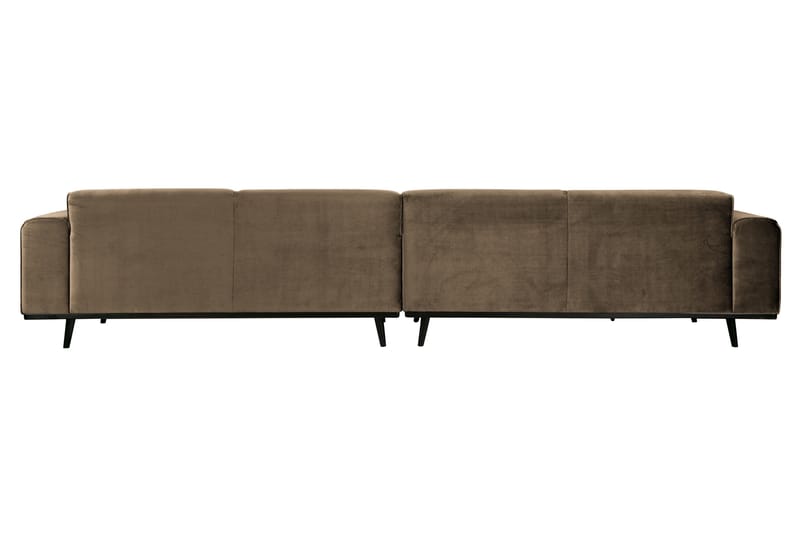 Statement 4-seters Fløyelssofa - Taupe - Møbler - Sofaer - 4 seter sofa