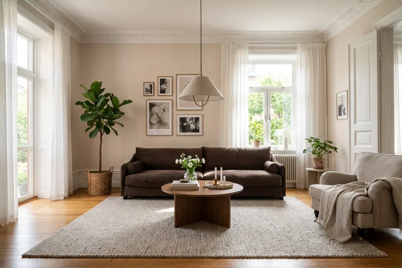 4-sits Soffa Scandinavian Choice Bluvel 48 - Møbler - Sofaer - Fløyel sofaer