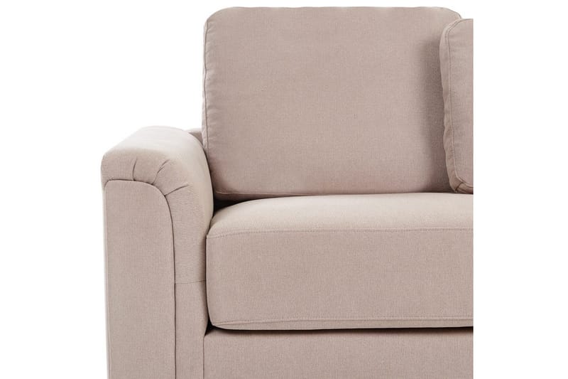 4-sitssoffa Beliani Kohlo Beige/svart, Högervänd Taupe Right-faced - Beige - Møbler - Sofaer - Sofagrupper