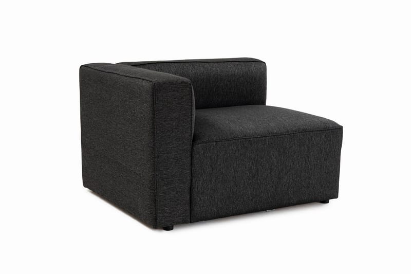 Abbas 2-seters Sofa, Antrasitt