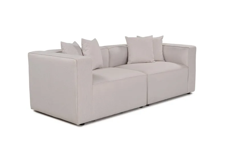 Abbas 2-seters Sofa, Ecru