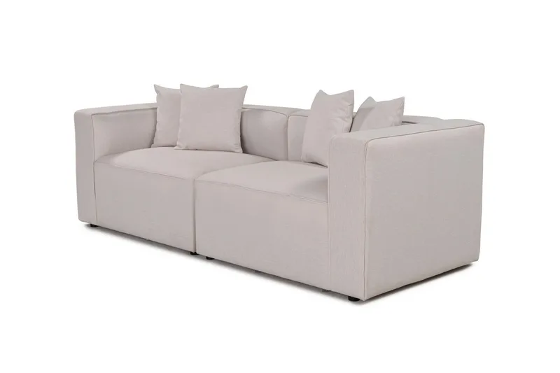 Abbas 2-seters Sofa - Ecru - Møbler - Sofaer - Modulsofaer - Komplett modulsofa