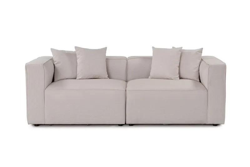 Abbas 2-seters Sofa - Ecru - Møbler - Sofaer - Modulsofaer - Komplett modulsofa