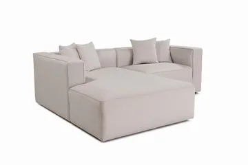 Abbas 4-seters Sofa med Divan - Ecru - Møbler - Sofaer - Sofa med sjeselong