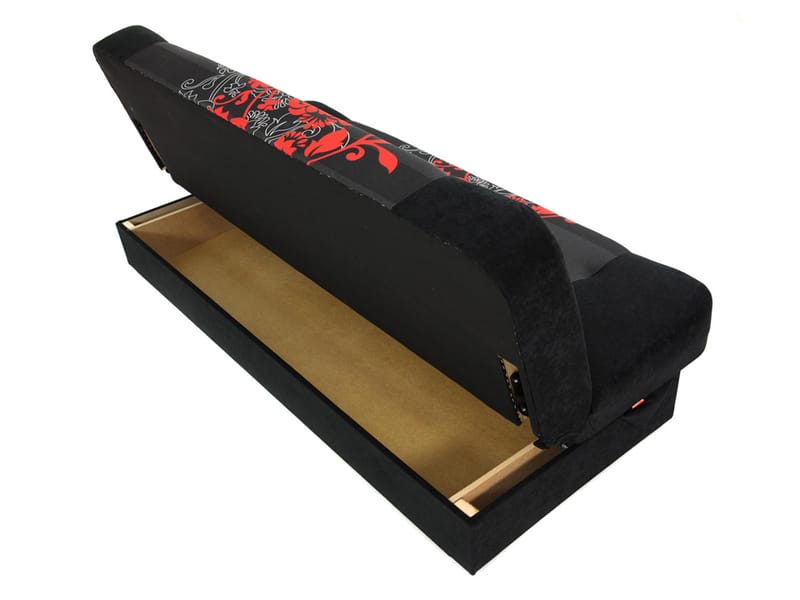 Abron 3-seters sovesofa med oppbevaring - beige - Møbler - Sofaer - Sovesofaer