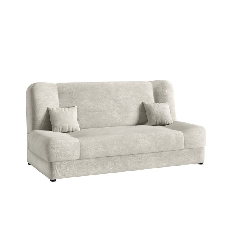 Abron 3-seters sovesofa med oppbevaring - beige - Møbler - Sofaer - Sovesofaer