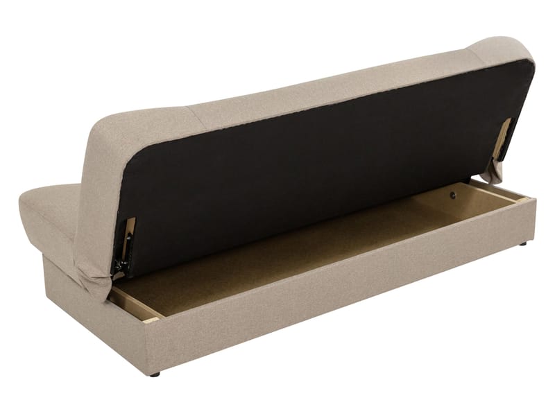 Abron 3-seters sovesofa med oppbevaring - brun - Møbler - Sofaer - Sovesofaer