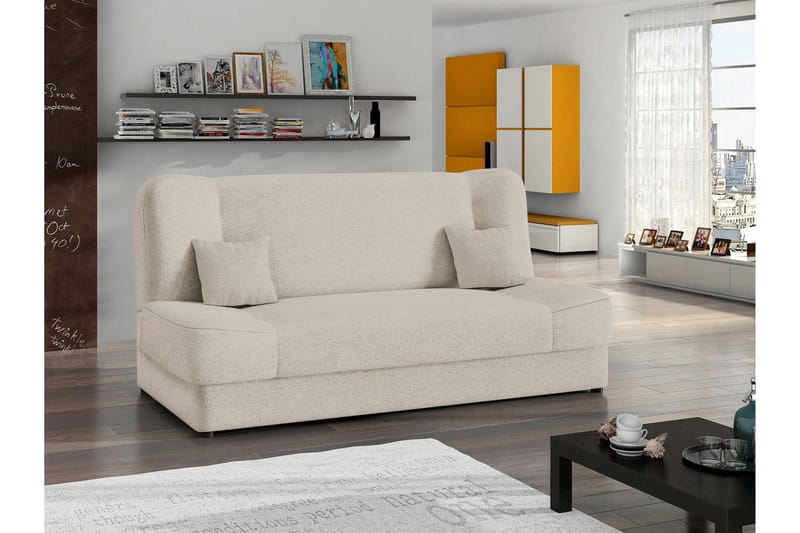 Abron Sofa 3-seter - Beige - Møbler - Sofaer - Sovesofaer