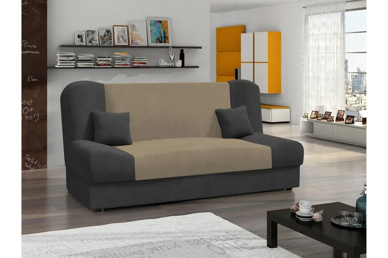 Abron Sofa 3-seter - Grå/Beige - Møbler - Sofaer - Sovesofaer