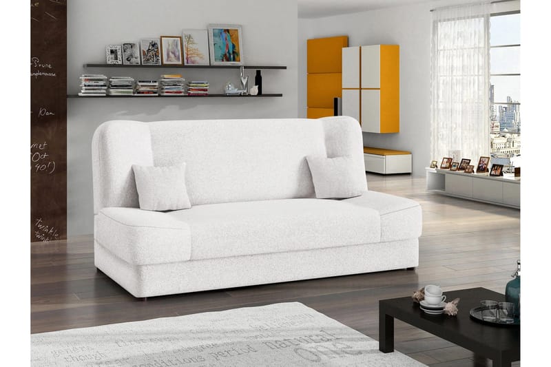 Abron Sofa 3-seter - Hvit - Møbler - Sofaer - Sovesofaer