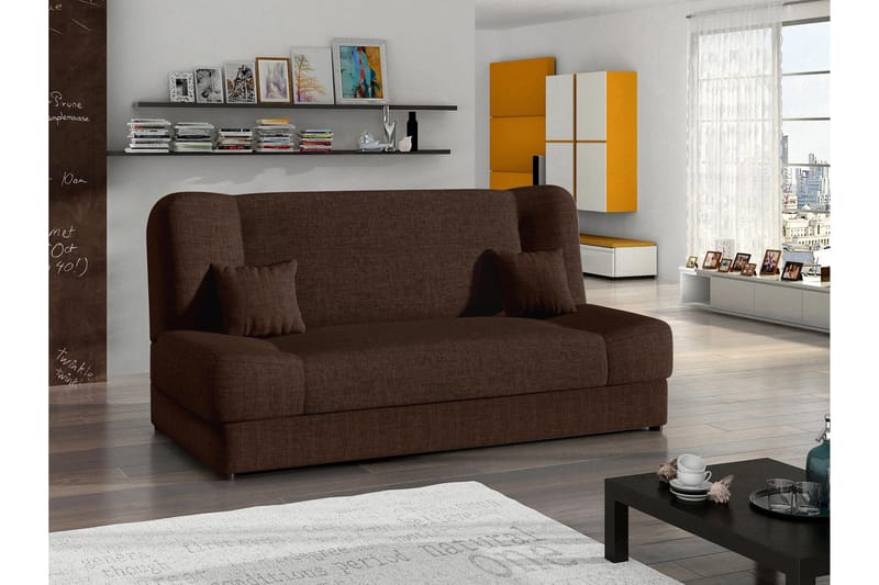 Abron Sofa 3-seter - Kobber/Brun - Møbler - Sofaer - Sovesofaer