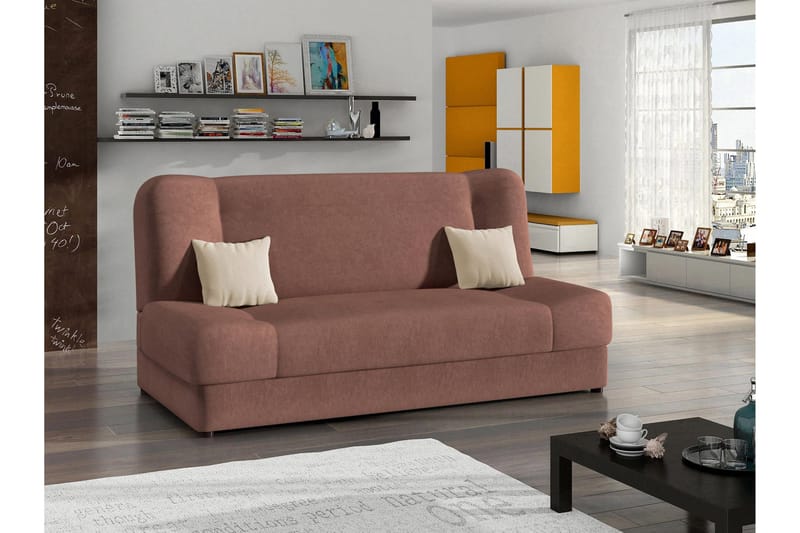 Abron Sofa 3-seter - Rosa - Møbler - Sofaer - Sovesofaer