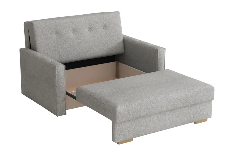 Ajiz Sovesofa 2-seter i Bouclé - Beige - Møbler - Sofaer - Sovesofaer