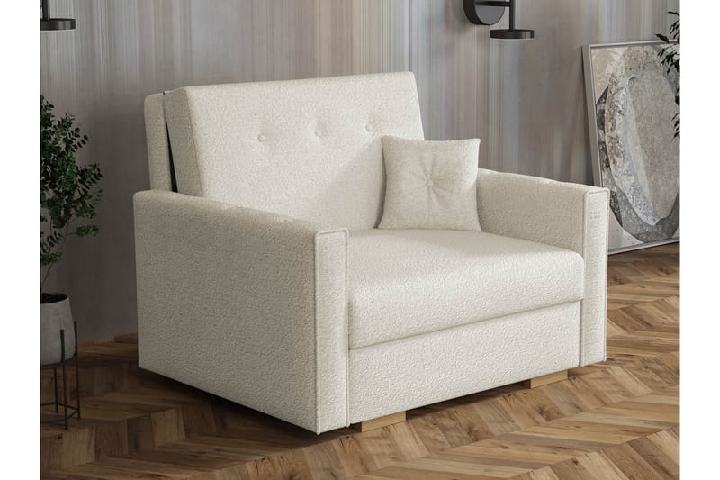 Ajiz Sovesofa 2-seter i Bouclé - Beige - Møbler - Sofaer - Sovesofaer