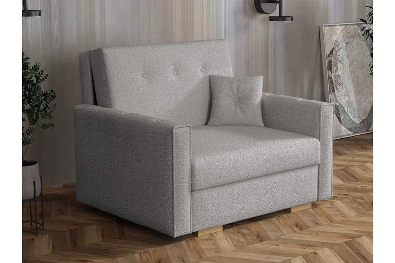 Ajiz Sovesofa 2-seter i Bouclé, Grå