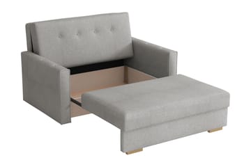 Ajiz Sovesofa 2-seter i Bouclé - Hvit - Møbler - Sofaer - Sovesofaer