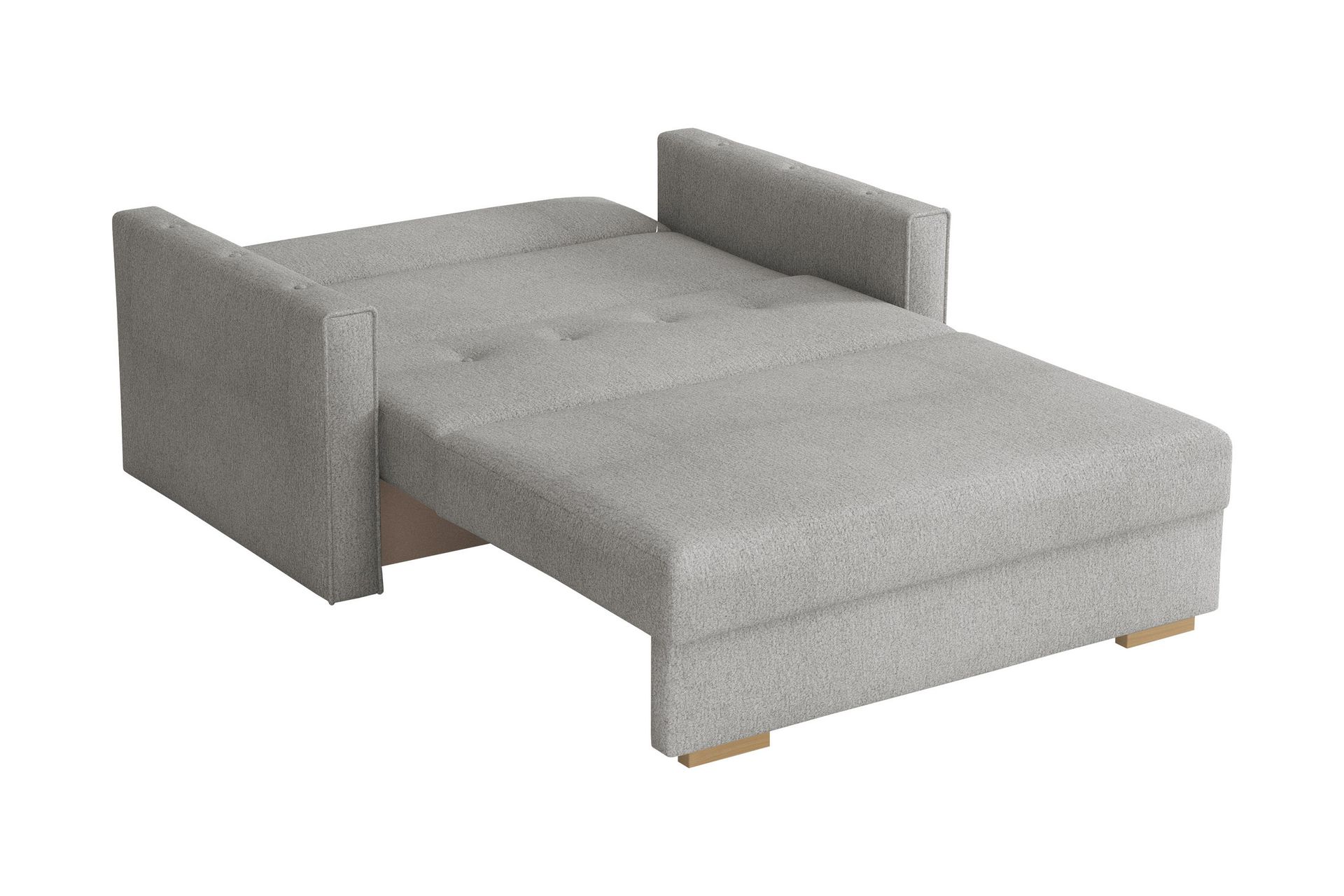 Ajiz Sovesofa 2-seter i Bouclé - Hvit - Møbler - Sofaer - Sovesofaer