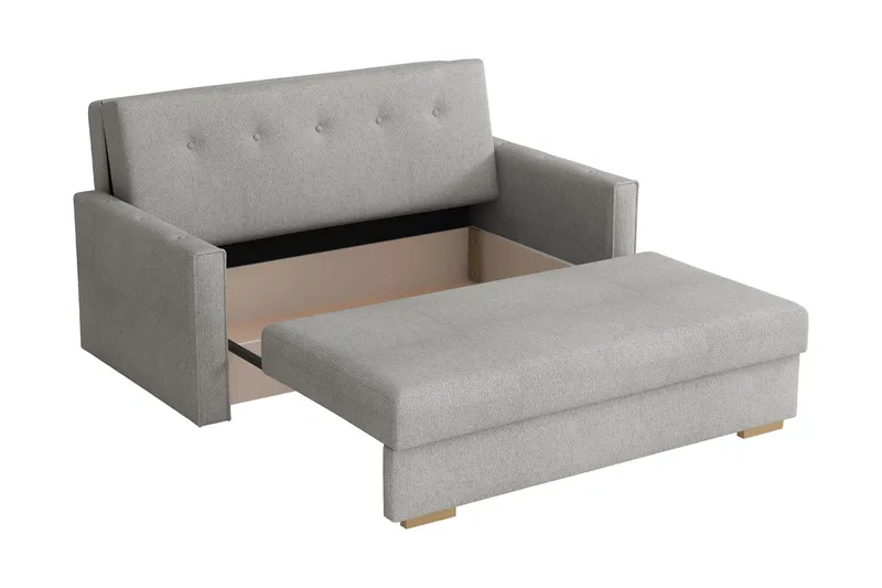Ajiz Sovesofa 3-seter i Bouclé - Beige - Møbler - Sofaer - Sovesofaer