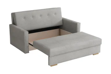 Ajiz Sovesofa 3-seter i Bouclé - Grå - Møbler - Sofaer - Sovesofaer