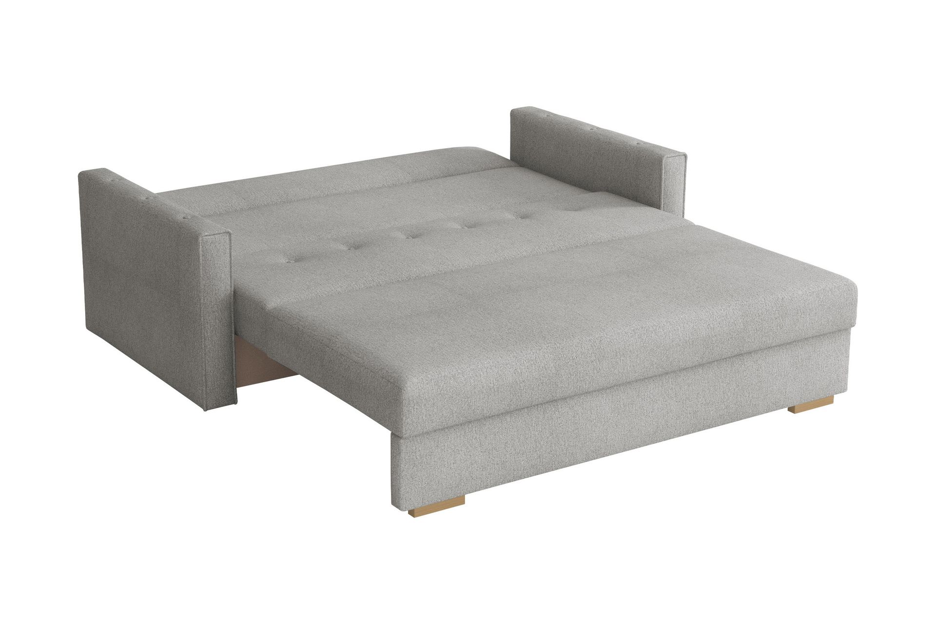 Ajiz Sovesofa 3-seter i Bouclé - Grå - Møbler - Sofaer - Sovesofaer