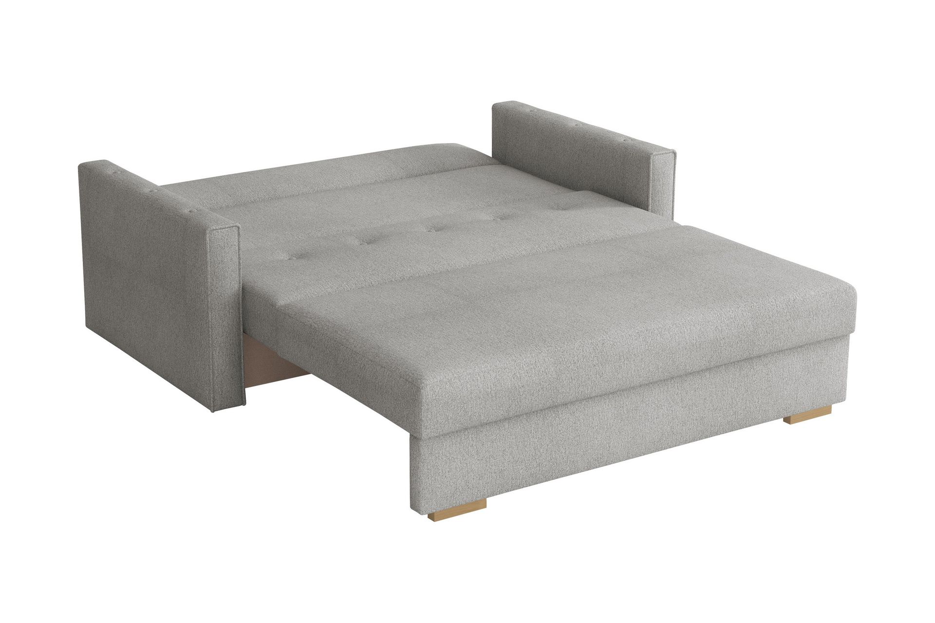 Ajiz Sovesofa 3-seter i Bouclé - Grønn - Møbler - Sofaer - Sovesofaer