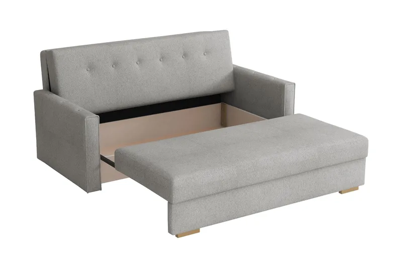 Ajiz Sovesofa 3-seter i Bouclé - Hvit - Møbler - Sofaer - Sovesofaer
