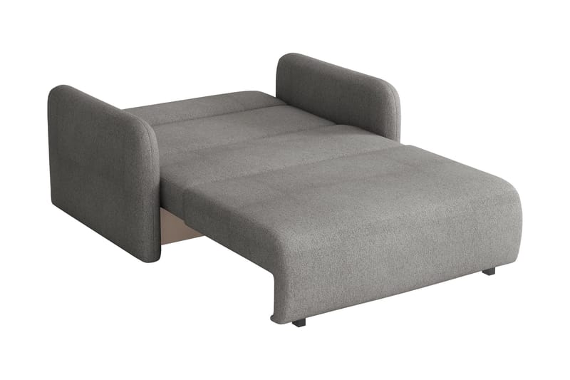 Ajmeri 2-seter Rektangulær Sovesofa med Oppbevaring i Stoff - Gul - Møbler - Sofaer - Sovesofaer