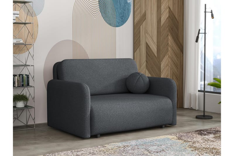 Ajmeri Sovesofa 2-seter i Bouclé - Grå - Møbler - Sofaer - Sovesofaer
