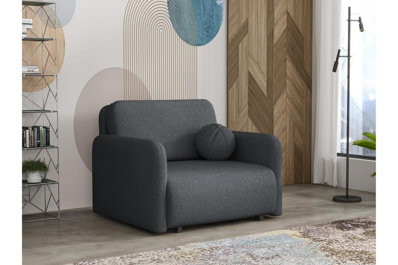 Ajmeri Sovesofa 2-seter i Bouclé - Grå - Møbler - Sofaer - Sovesofaer