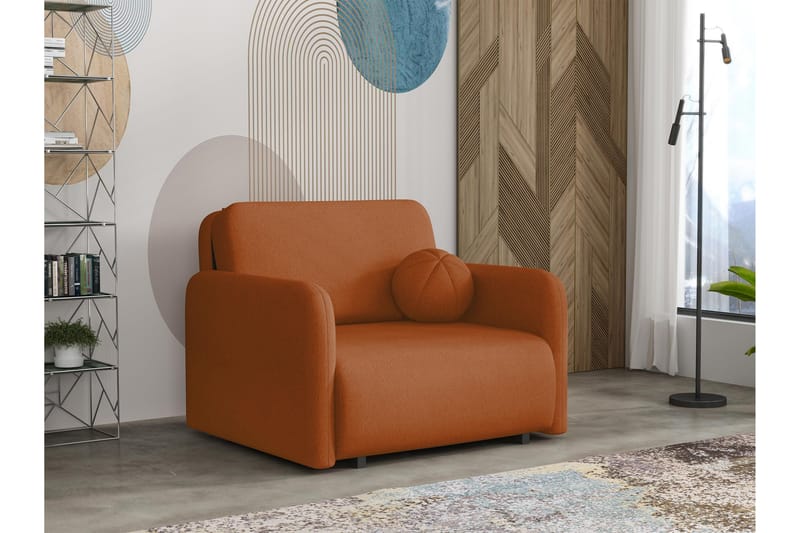 Ajmeri Sovesofa 2-seter - Oransje - Møbler - Sofaer - Sovesofaer